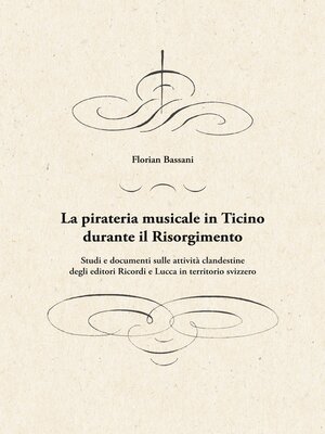 cover image of La pirateria musicale in Ticino durante il Risorgimento